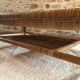 Rattan coffee table