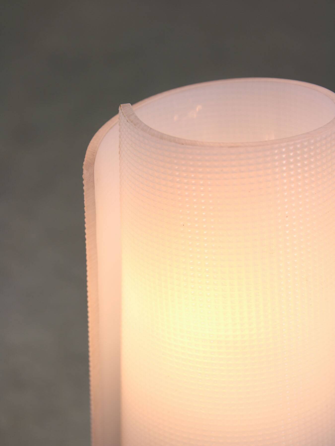 Mid-Century Italian Plastic and Brass Table Lamp