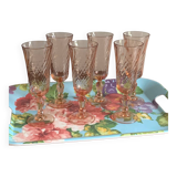 Rosaline champagne flutes