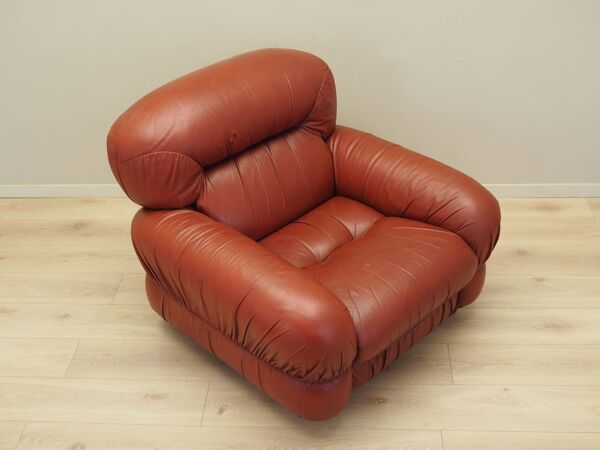 Fauteuil bourgogne, design italien, années 1970, production : Italie