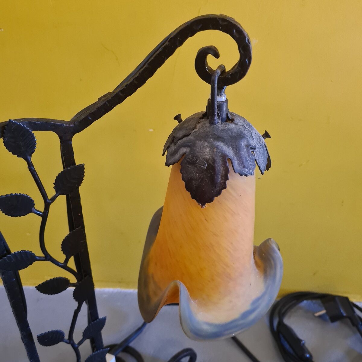 French Art Deco Style Table Lamp, from the 2nd half of the 20th century.