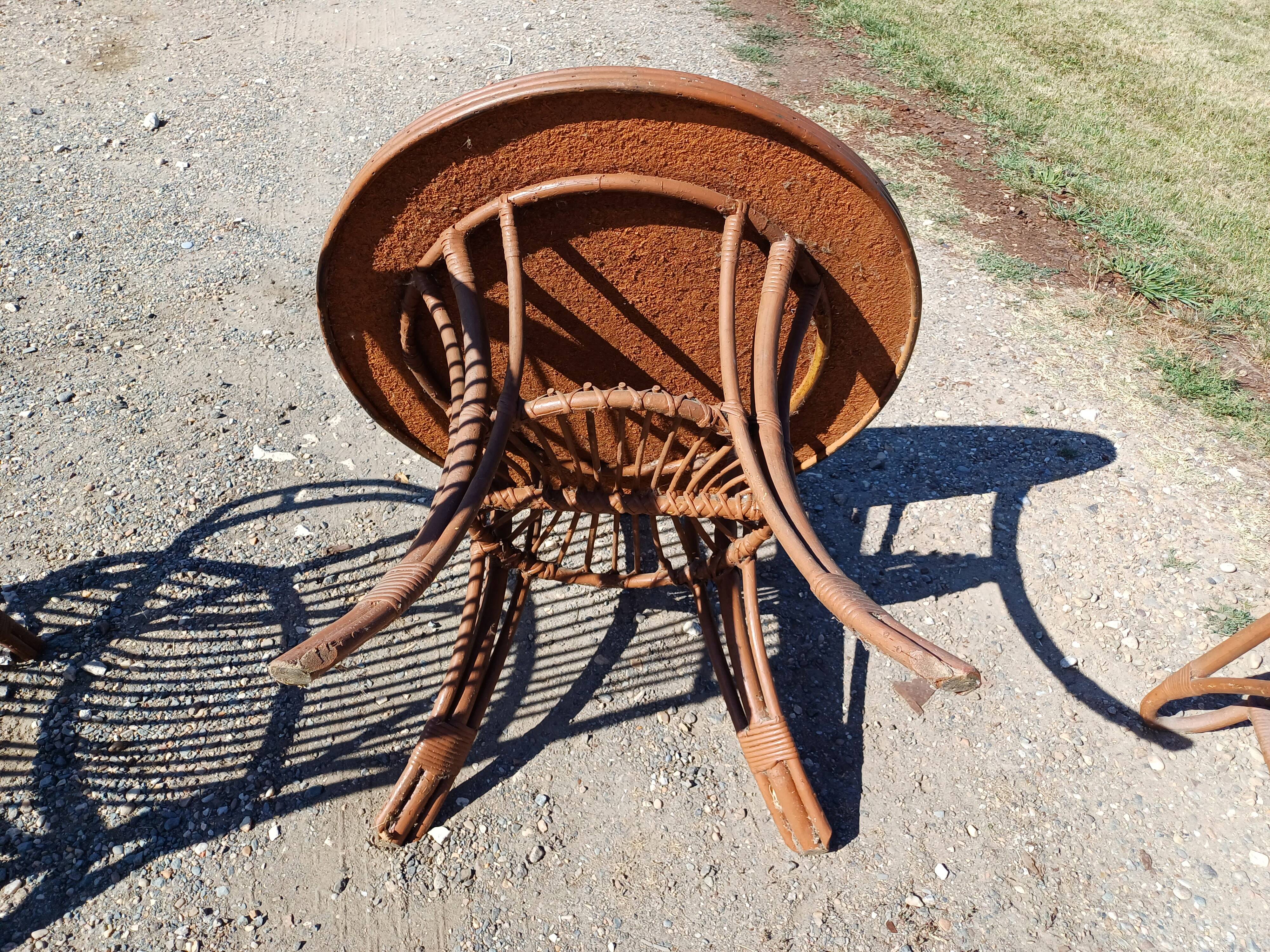 Salon de Jardin en Rotin