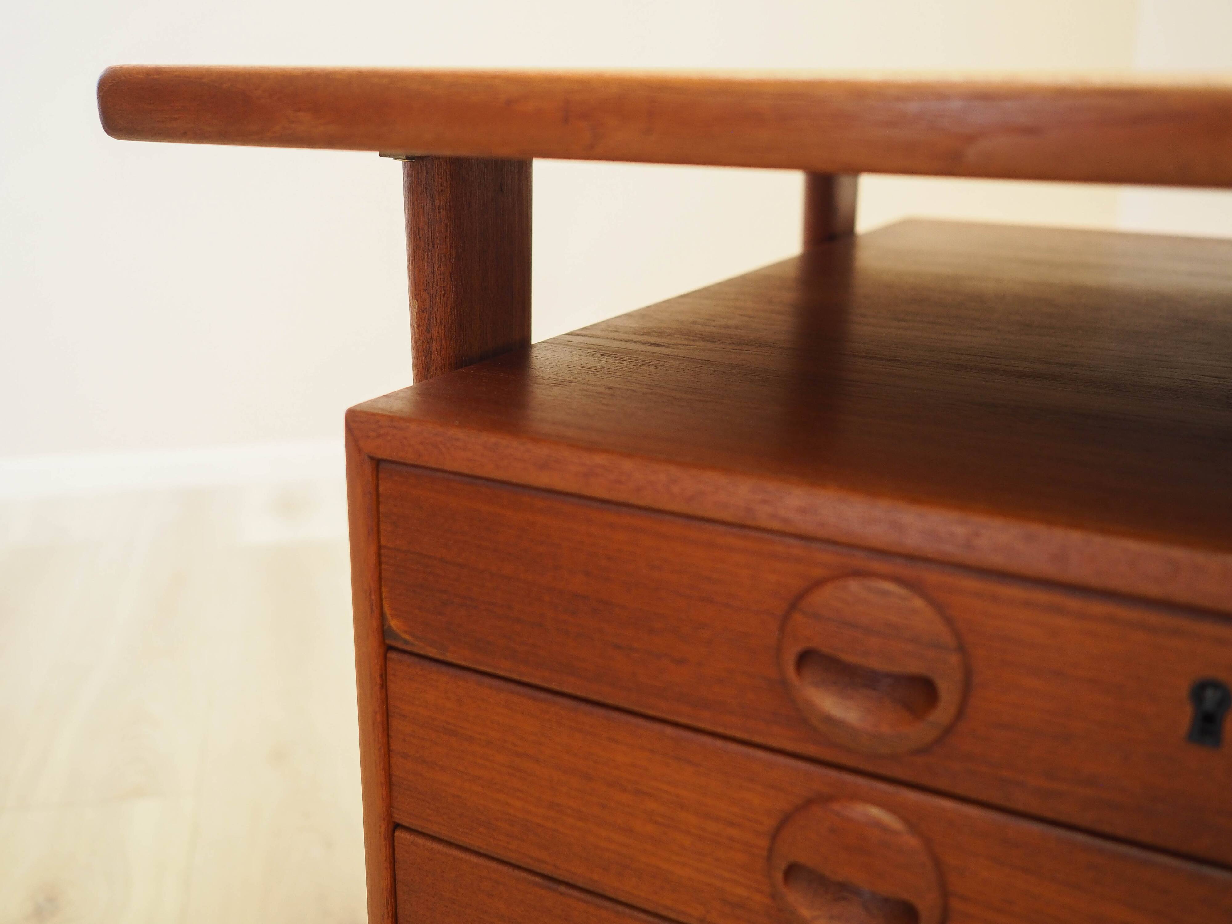 Teak desk, Danish design, 1970s, designer: Kai Kristiansen