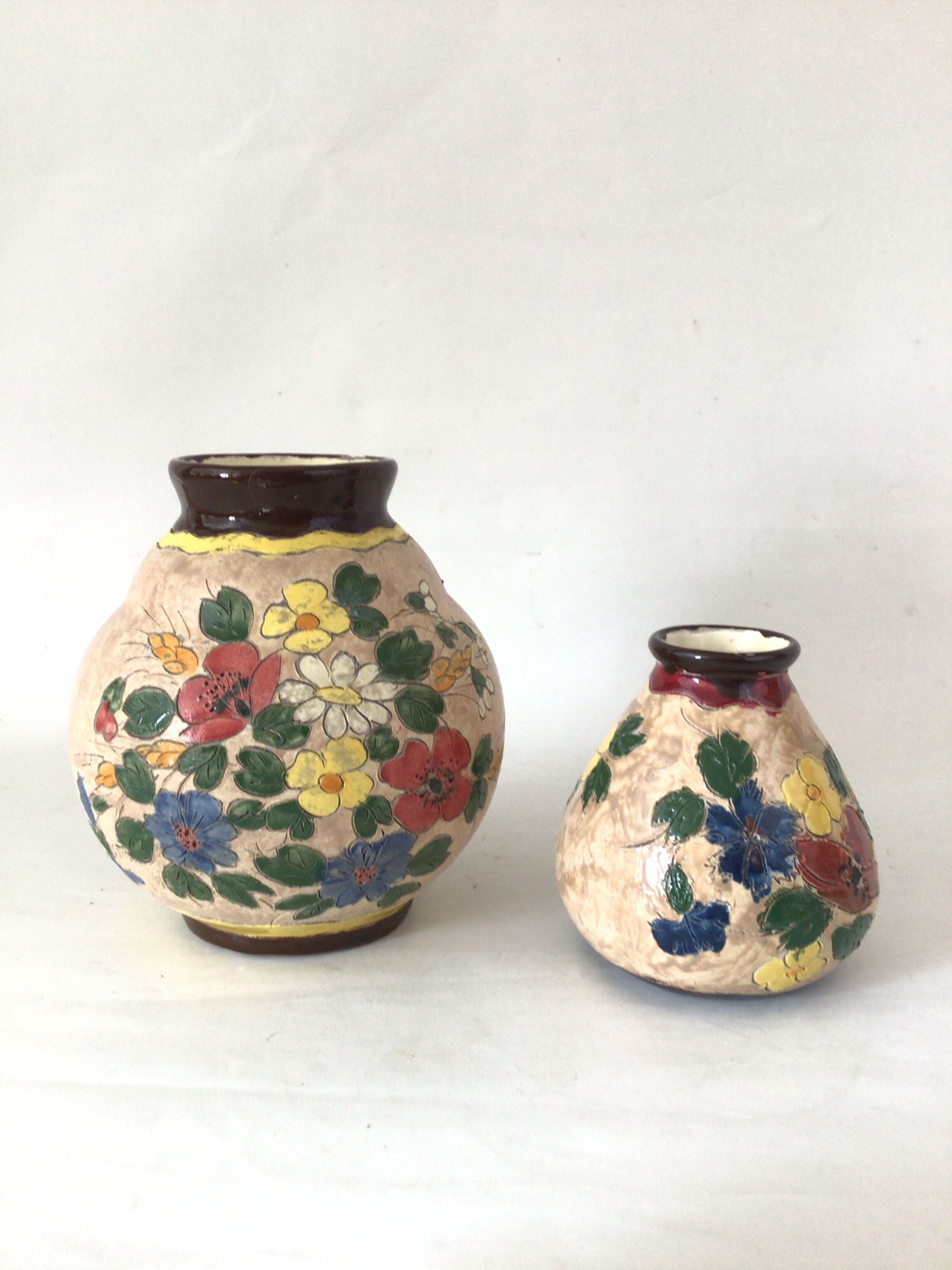 Pair of vases Jérôme Massier Vallauris