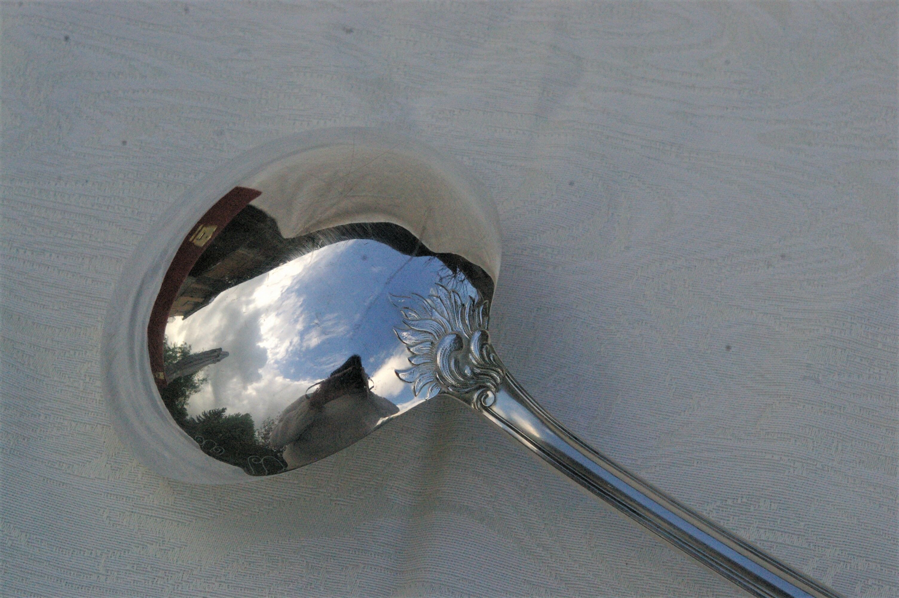 Silver metal housewife 37 pieces louis XV Marly style