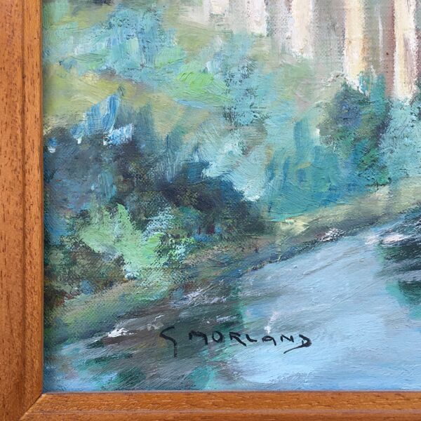 Tableau ancien le viaduc