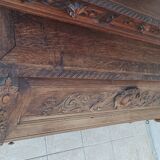 Louis XIII cylinder desk in oak, 19th century