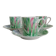 Set of 3 Limoges porcelain coffee cups Patrick Rey and Philippe Deshoulières