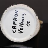 Ceramic pitcher by Capron circa 1960