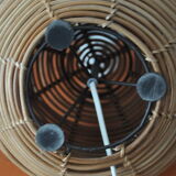 Rattan ball lamp foot