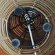 Rattan ball lamp foot