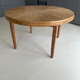Handcrafted vintage round dining table