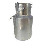 Pot à lait en aluminium tournus france ancien vintage