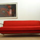 Scandinavian sofa bed dating from the 60s
