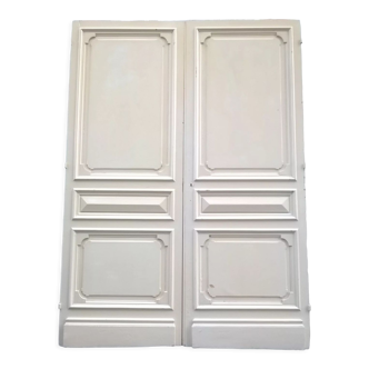 Ancienne double portes haussmannienne