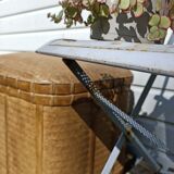 Old trunk rice straw