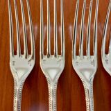 Christofle perles ,6 fourchettes de table 20,5 cm très bon état