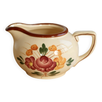 Pot à lait vintage faïence Longchamp modèle Agen
