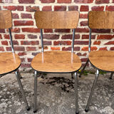 Set of 4 formica chairs