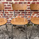 Set of 4 formica chairs