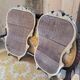 Pair of mirrors style louis xv rocaille in gilded wood carved 1900