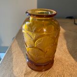 Vase jaune vintage
