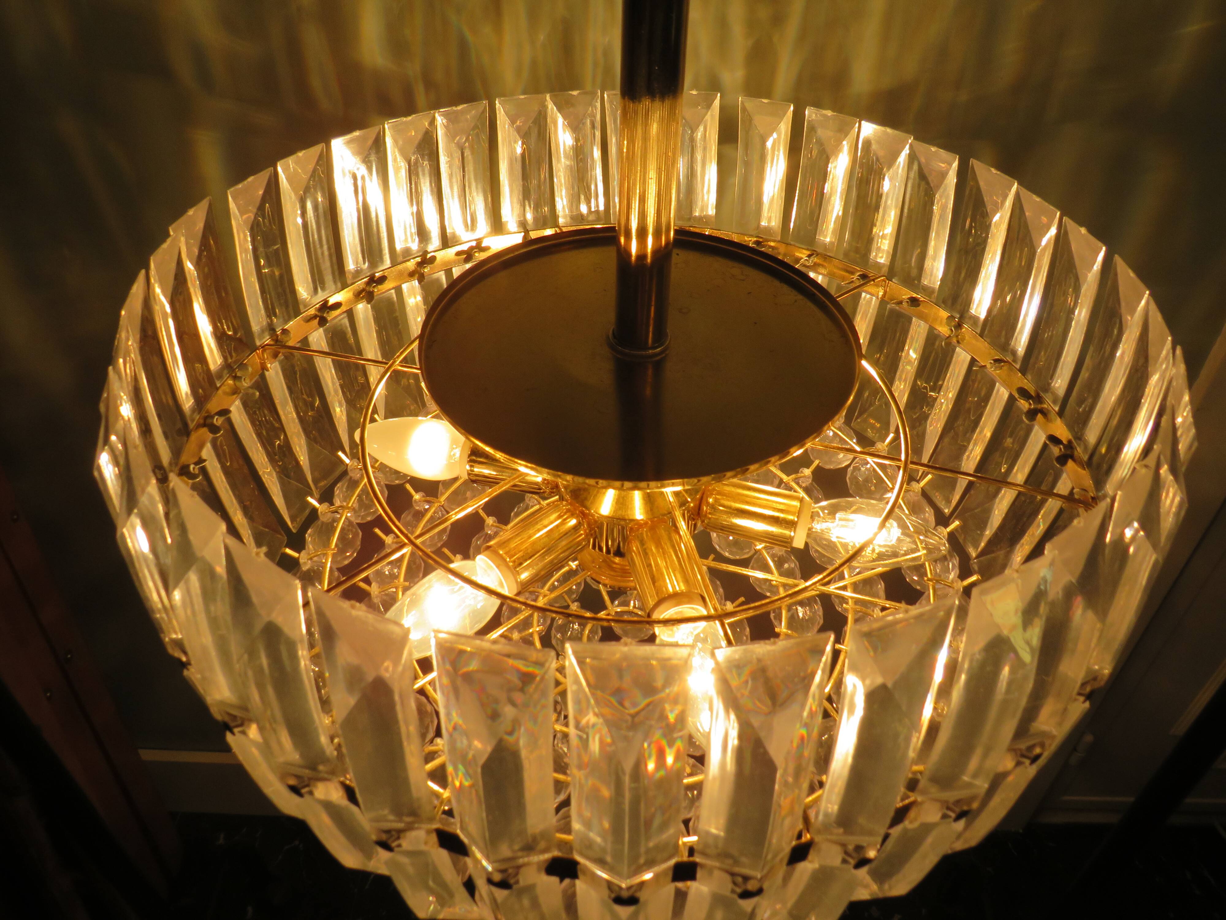 Hollywood Regency Chandelier 1978