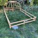 140x190 rattan and bamboo bed frame