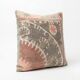 Vintage embroidered cushion cover 56x61 cm