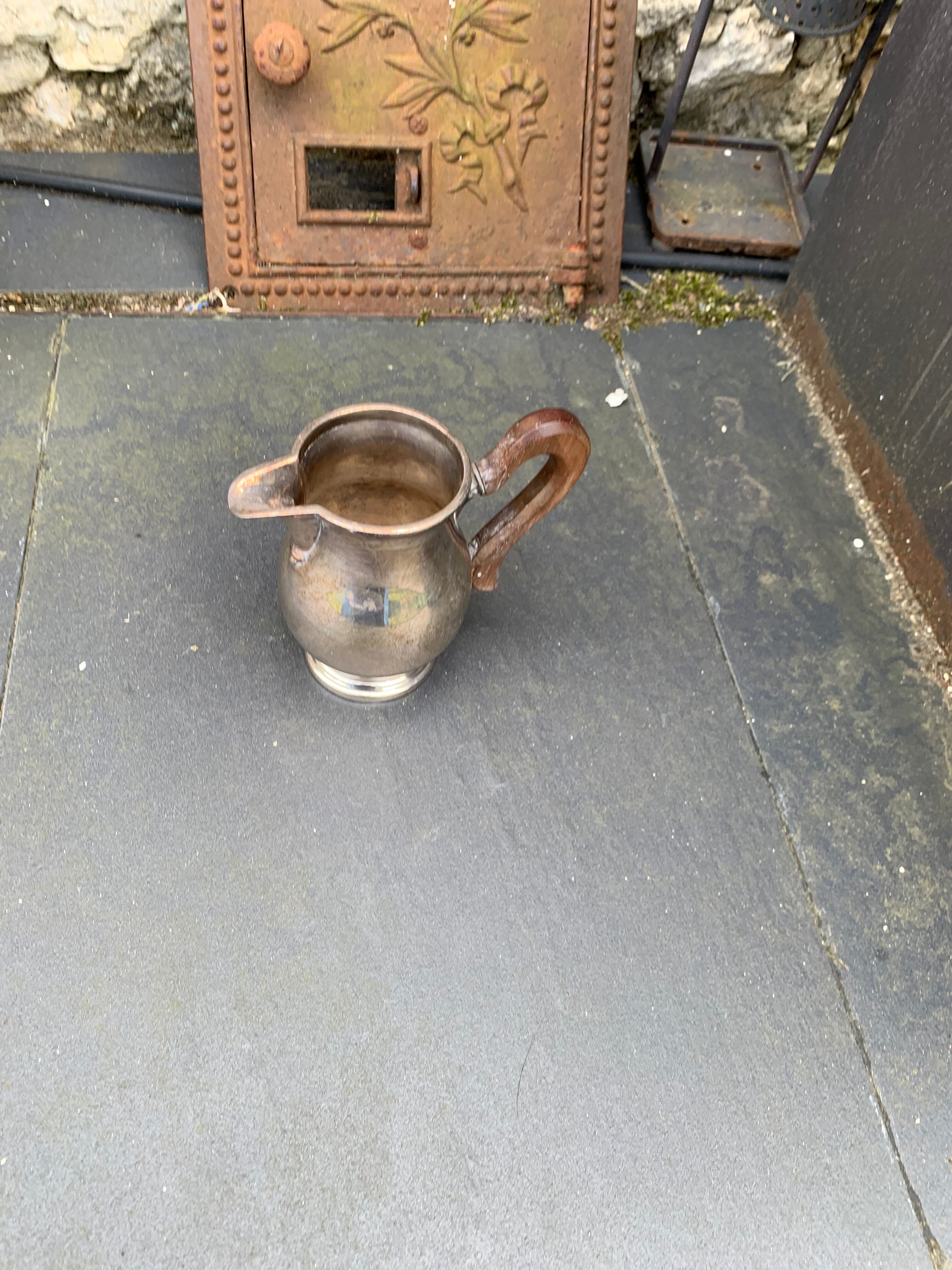 Coffee set in silver metal Orbrille hallmark