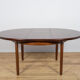 Mid-Century Round Extendable Dining Table, United Kingdom, 1960s.