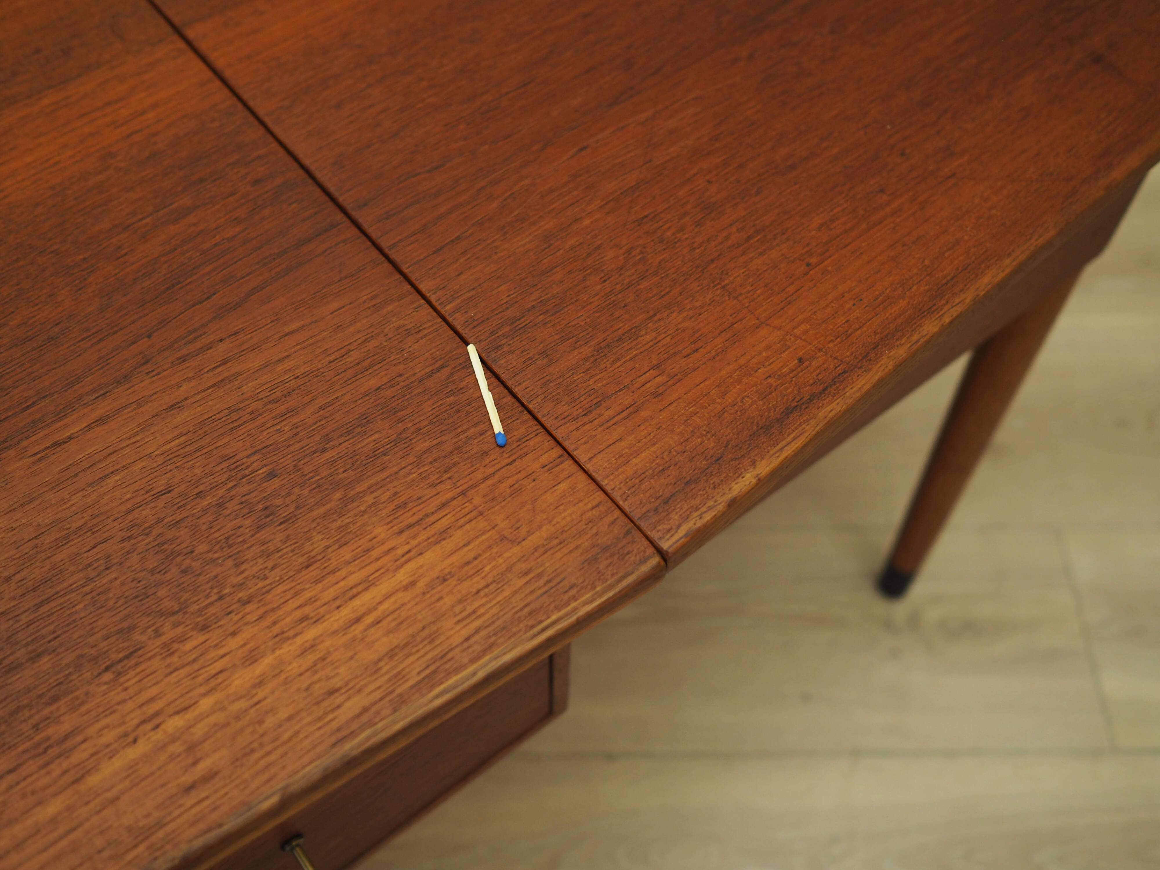Teak sewing table, Danish design, 1960s, production: Denmark