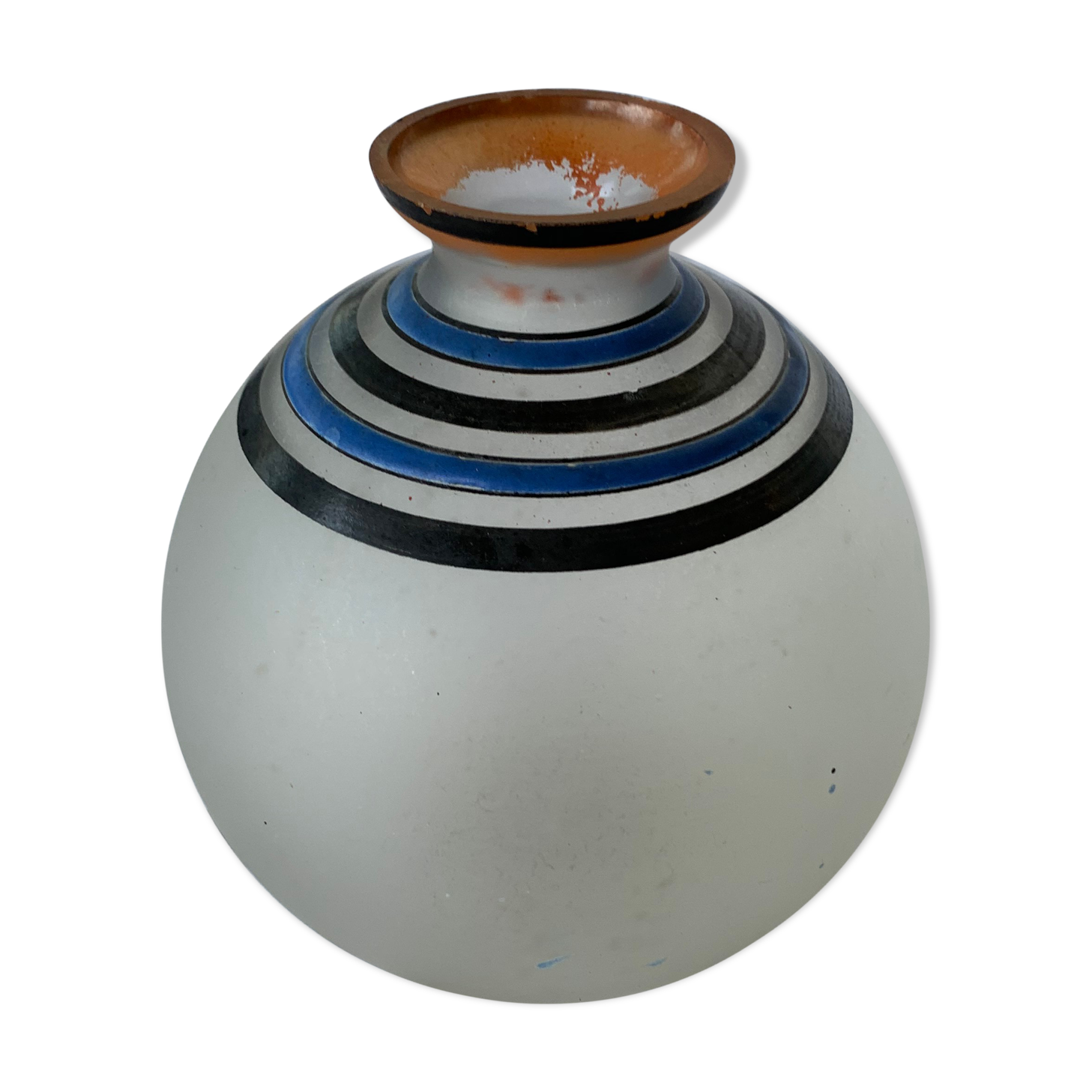 Vintage glass paste vase