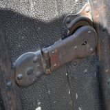 Malle cabine Wardrobe ancienne 1920 Coffre armoire Transatlantique Dressing