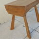 Tabouret vintage bois brut