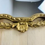 Golden mirror classic style 60s italy resin