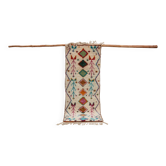 Handwoven coloured wool rug, 190 x 90 cm - R320