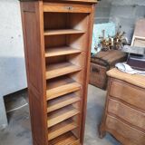Antique curtain filing cabinet from the 50s