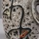 Marius Bessone in Vallauris large free-form vase with abstract decoration 1950s