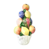 Barbotine coupe fruits céramique