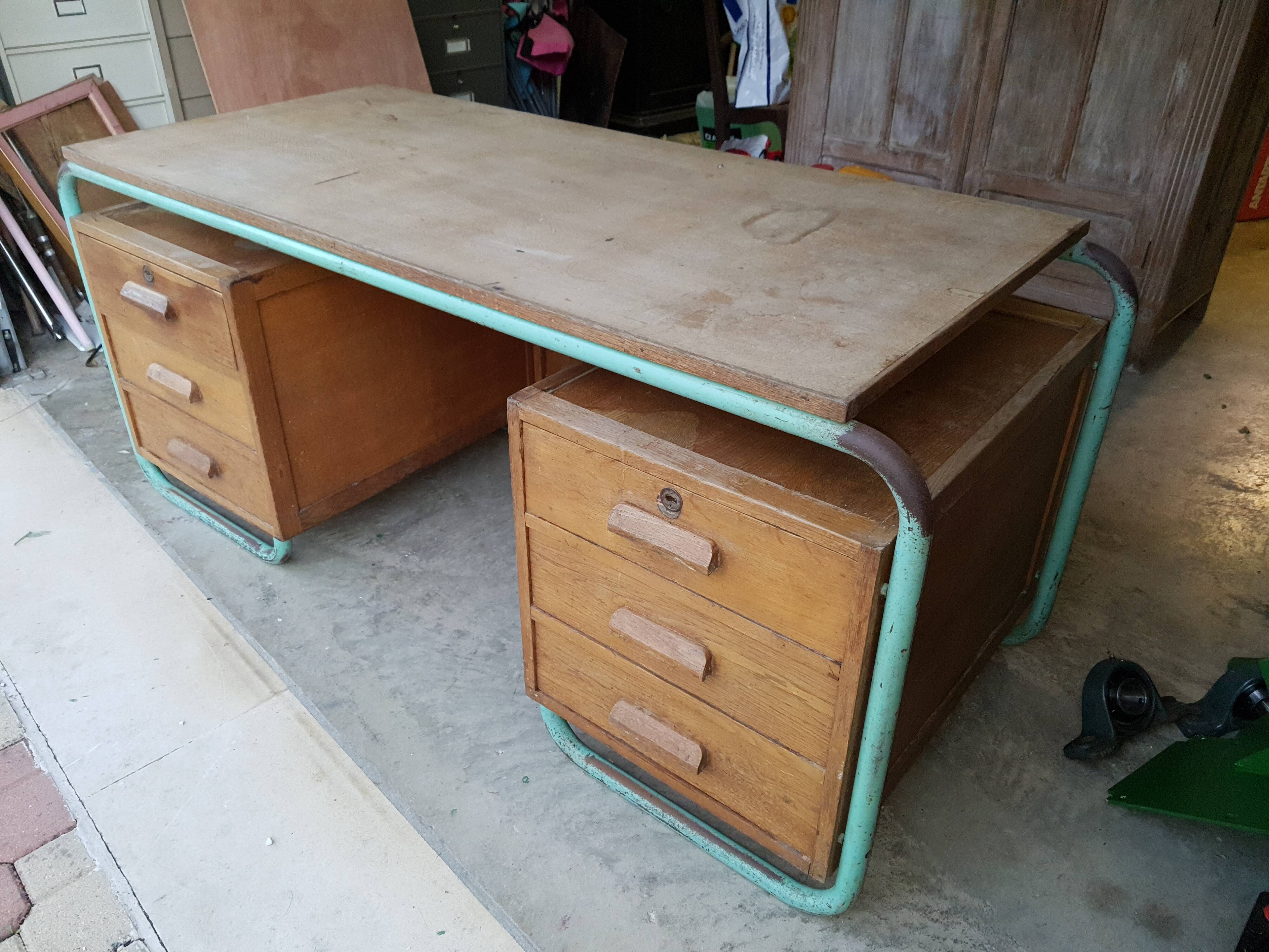 Vintage school master desk