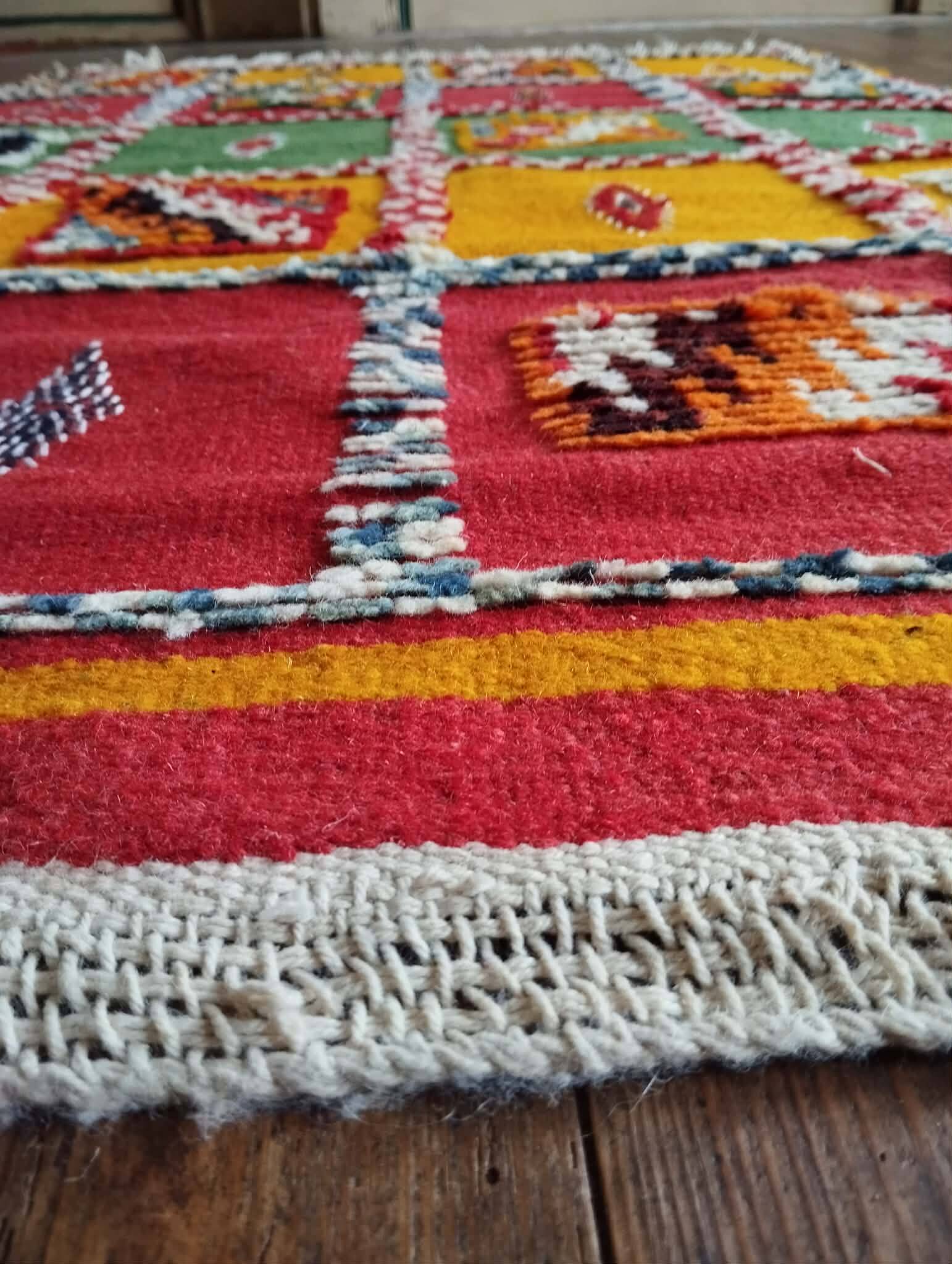 Handmade Berber Kilim Taznakht 150x100cm