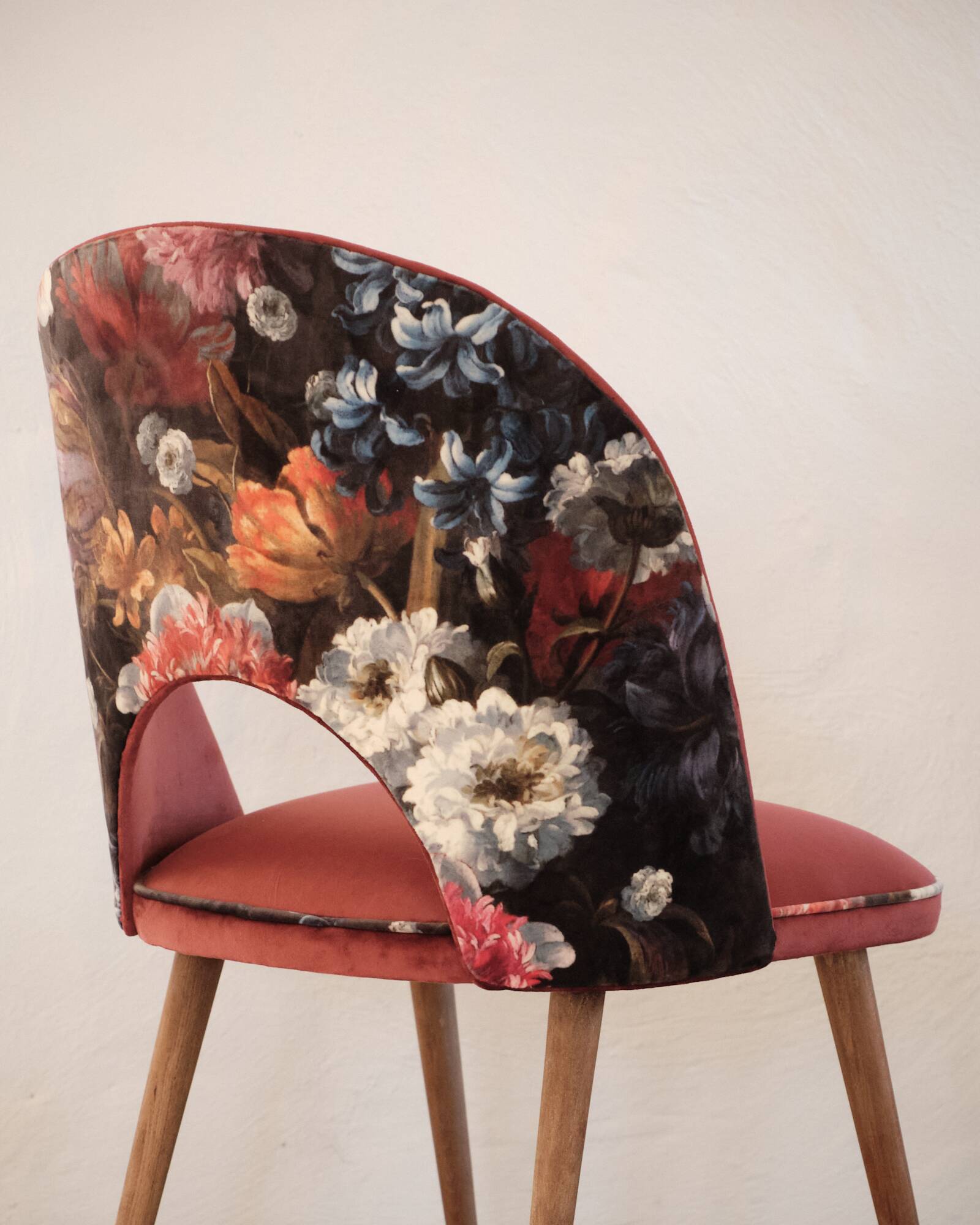 Restored vintage cocktail chair