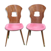 Pair of Baumann vintage Gentiane model chairs 60