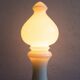 Vintage Czechoslovak Bishop Glass Lamp by Ivan Jakeš, 1970s