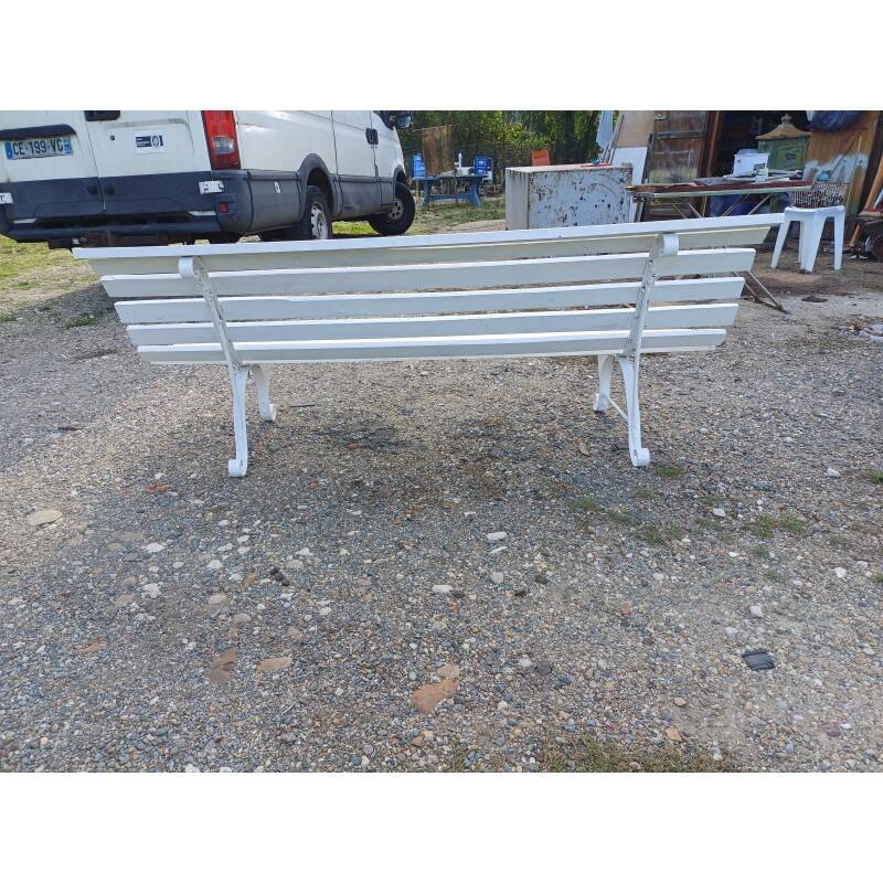 Wrought iron bench from the 60s