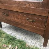 Art Deco cabinet with bevelled mirror 1930/1940
