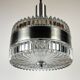 Vintage pendant lamp by Gaetano Sciolari, Italy, 1970s.