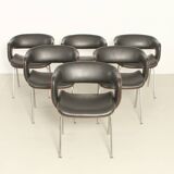 Set of six Oxford chairs by Martin Grierson for Arflex, 1963