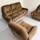 Canapé 3 places cosy convertible design français des années 70 vintage